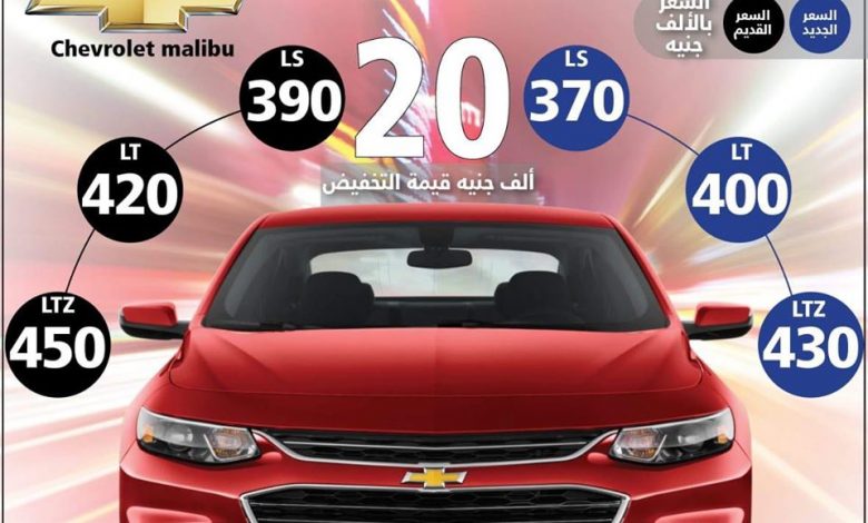 سعر شيفروليه ماليبو 2019 - مواصفات شيفروليه ماليبو - صور شيفروليه ماليبو - موقع سيارات مستعملة - جروب سيارات - أحدث السيارات - أخبار السيارات - أسعار السيارات