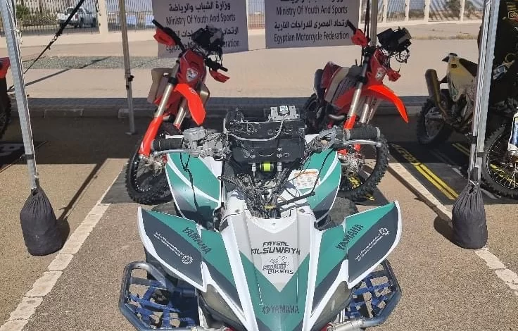 الدراجات النارية المصرية المشاركة في رالي حائل الدولي